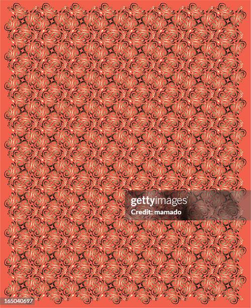 background (vector) - fiesta - bandana pattern stock illustrations