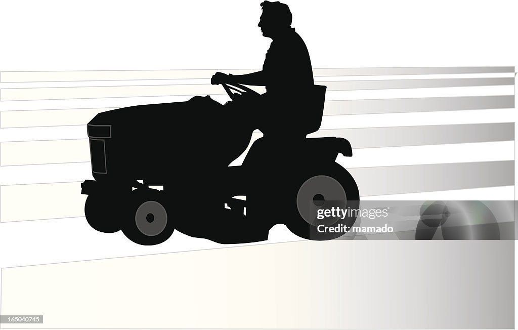 Riding Lawnmower (Vector)