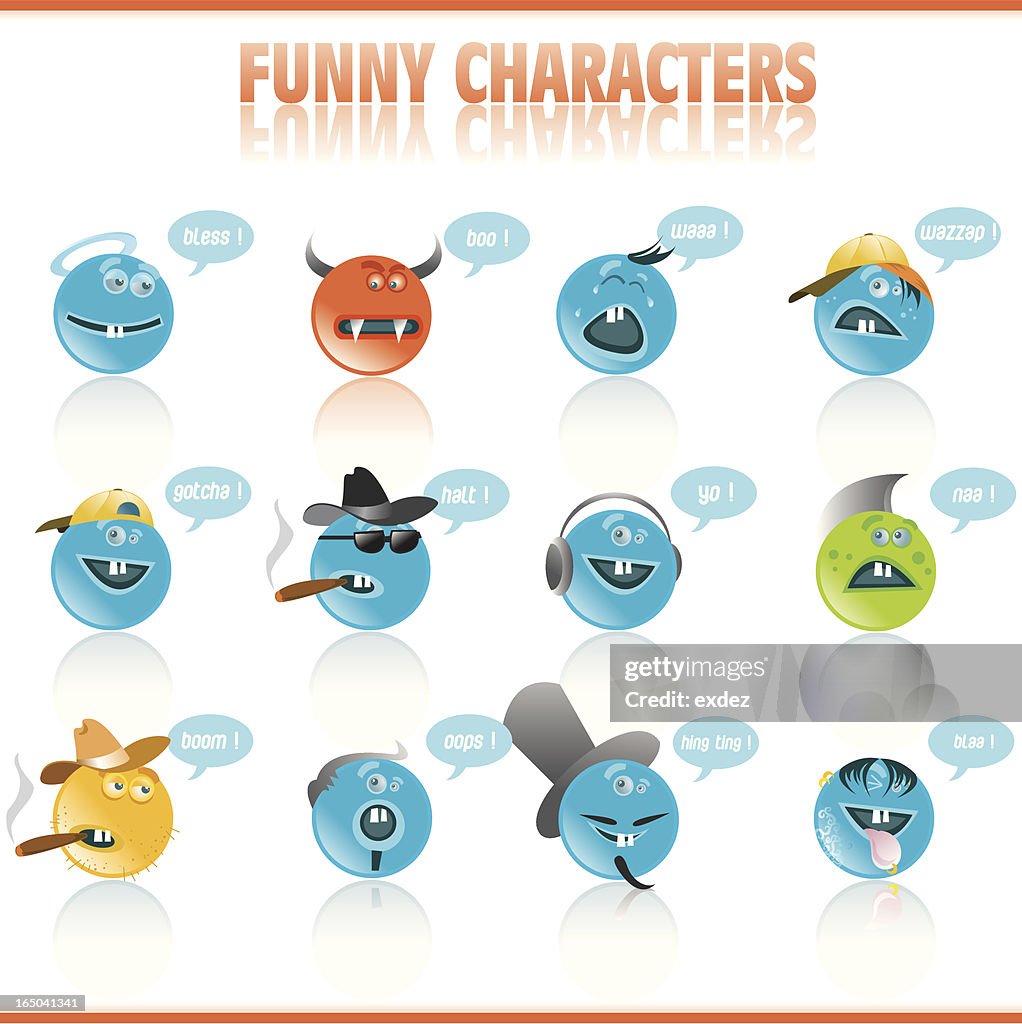 Funny character set