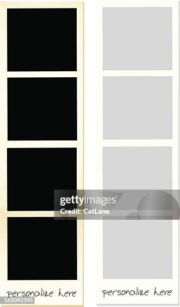 photo strip - instant camera stock illustrations