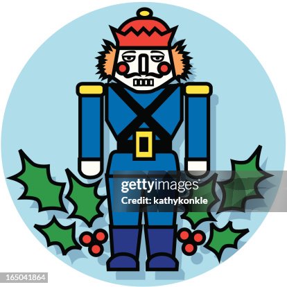 Christmas nutcracker icon Christmas nutcracker icon