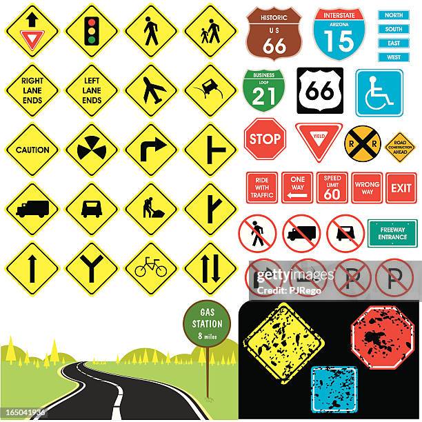 Traffic Signs High-Res Vector Graphic - Getty Images