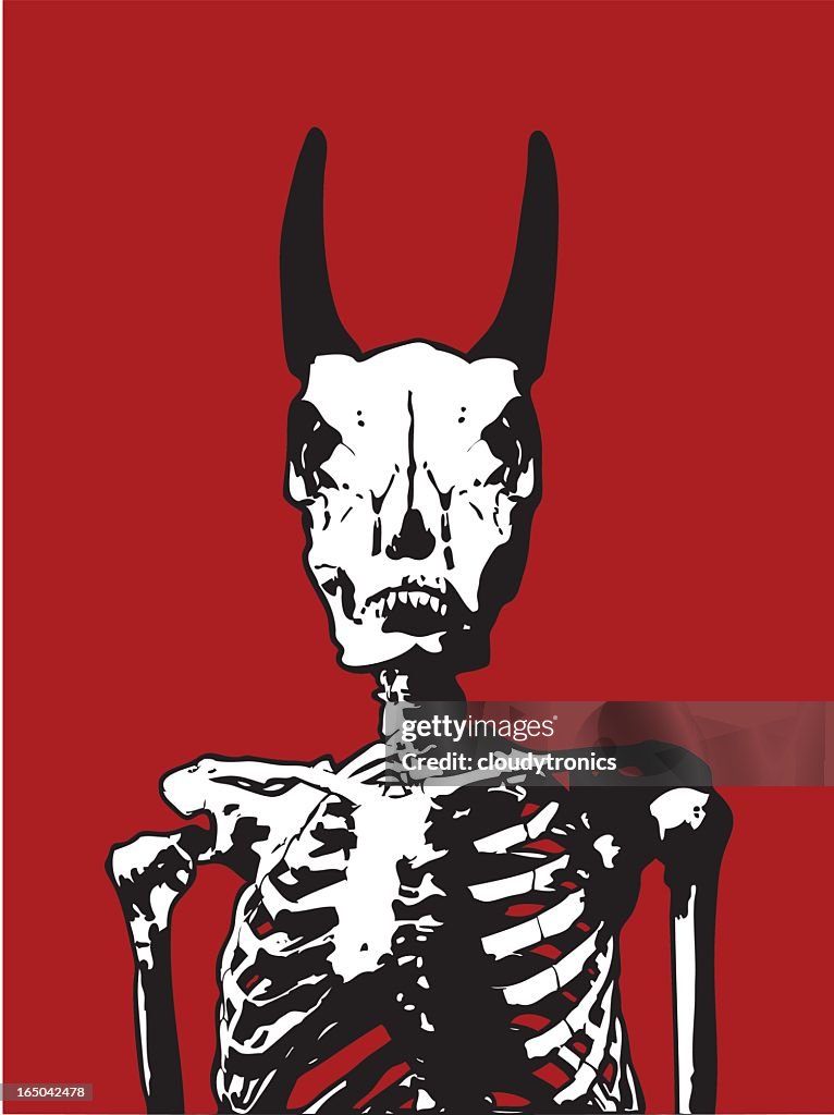 Devil Structure Devil Skeleton High-Res Vector Graphic - Getty Images
