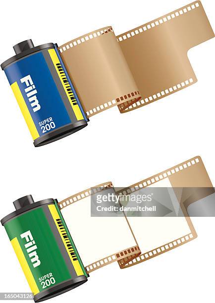 35 mm-film-rollen - 35 mm film stock-grafiken, -clipart, -cartoons und -symbole