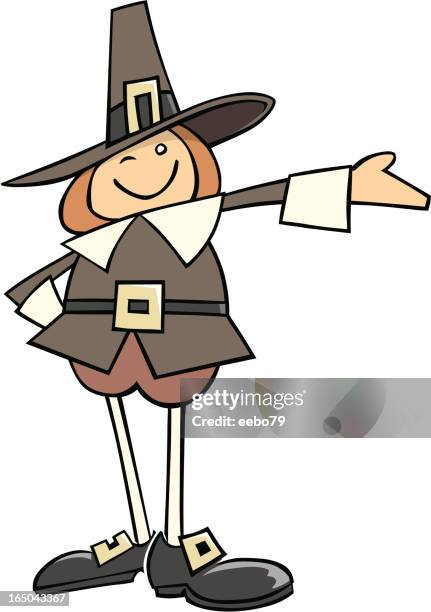 pilgrim - migrant workers stock illustrations