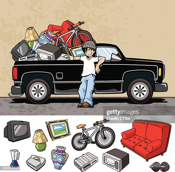 ready to go - excess product stock illustrations