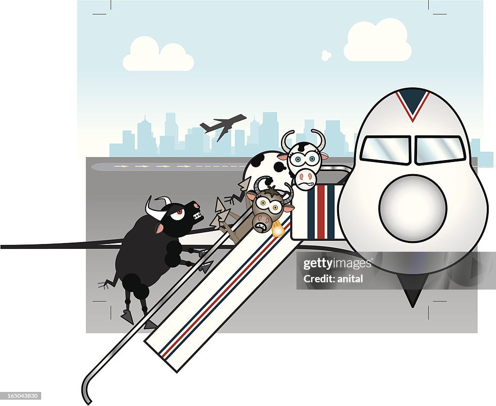 Cattle Class Voyage (Vector)
