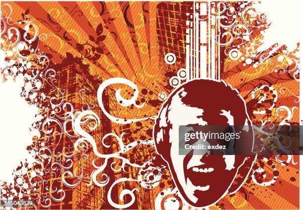 music design - cancun stock illustrations