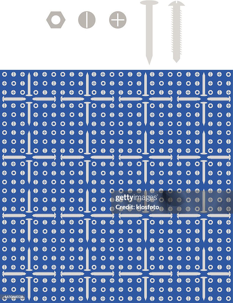 Hardware Pattern Patterned Hardware Illustration High-Res Vector Graphic - Getty Images