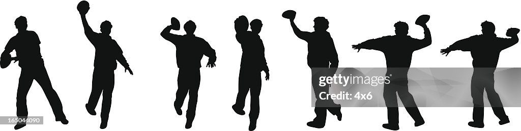 Design elements: throwing a football