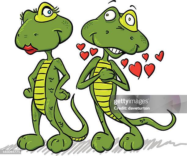 ilustraciones, imágenes clip art, dibujos animados e iconos de stock de serie vii -lizards- para niños - iguana