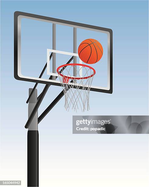 stockillustraties, clipart, cartoons en iconen met basketball hoop - basketball hoop vector