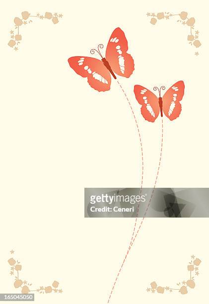 love butterflies - releasing butterfly stock illustrations