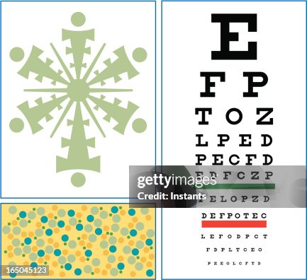 Eye Chartwith Pattern Eye Charts High-Res Vector Graphic - Getty Images