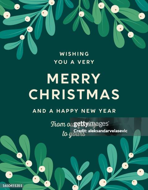 holiday background - mistletoe background stock illustrations