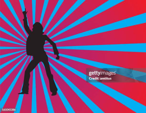 ilustraciones, imágenes clip art, dibujos animados e iconos de stock de bailarina discoteca - baile de discoteca