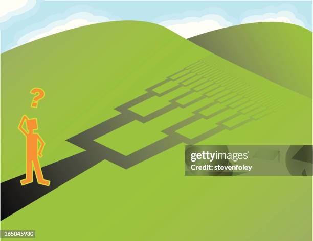 choices - right wrong stock illustrations