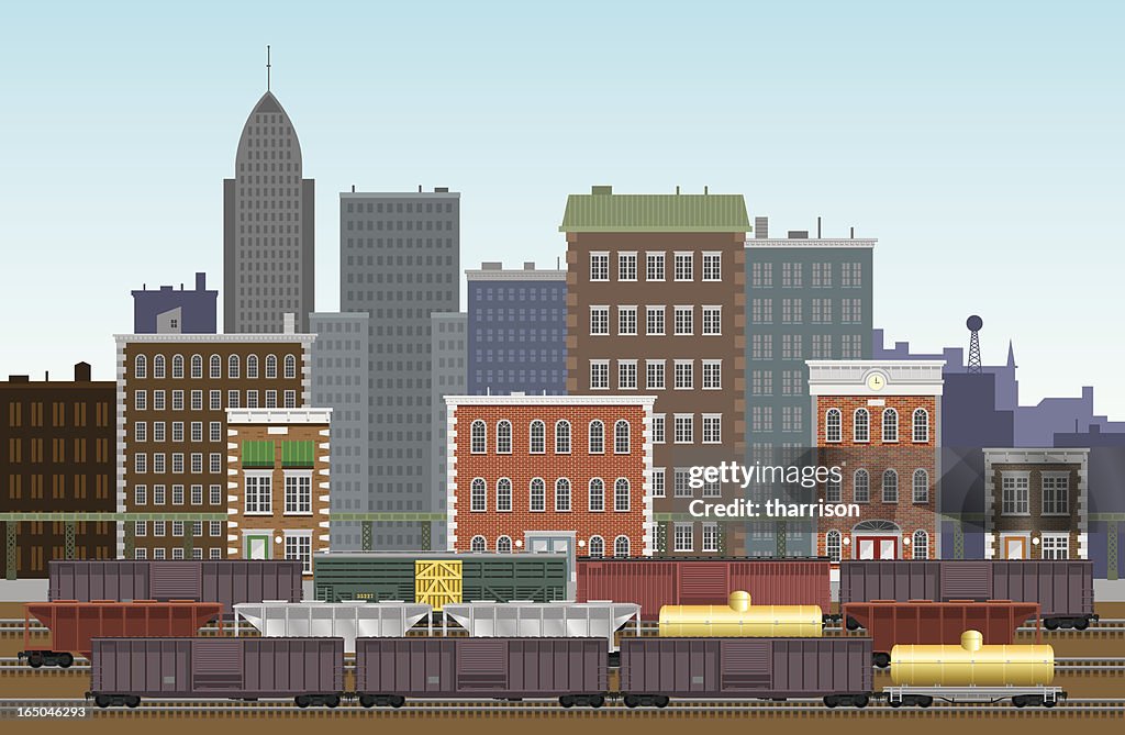 Vector City Sky Line