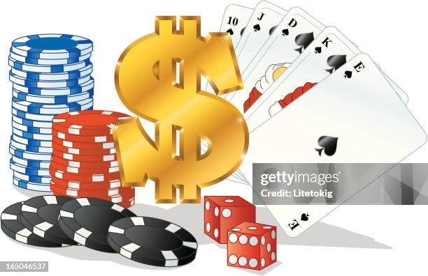 poker - royal flush stock-grafiken, -clipart, -cartoons und -symbole