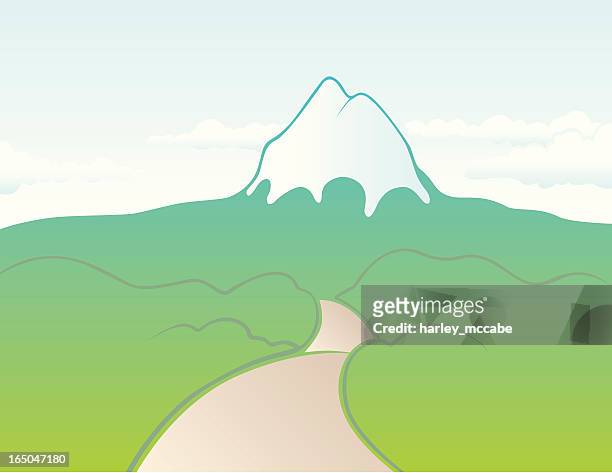 mountain road - mccabe stock illustrations