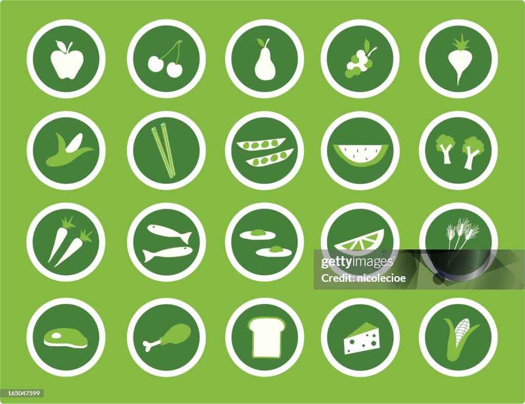 Healthy Eating Icons