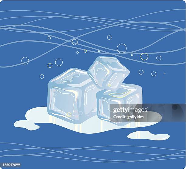 ice cubes - ice cube stock illustrations