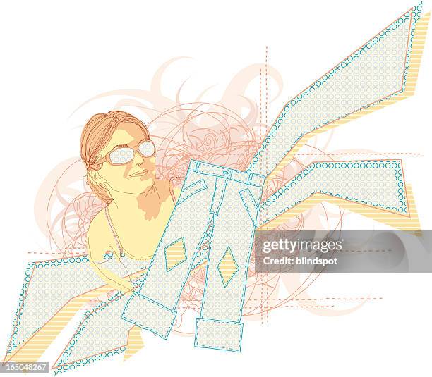 stockillustraties, clipart, cartoons en iconen met fashion statement - politieverklaring