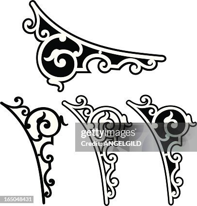 Corner scrolls Corner scrolls