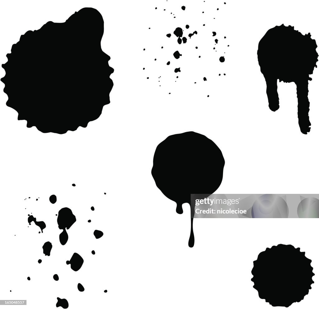 Graphics Ink Spots Ink Spots High-Res Vector Graphic - Getty Images