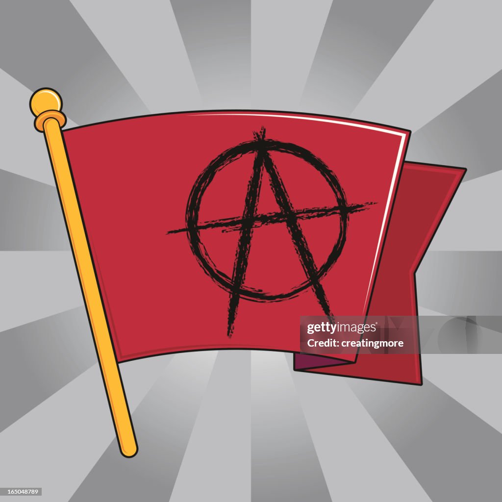 Anarchy Flag (Red)