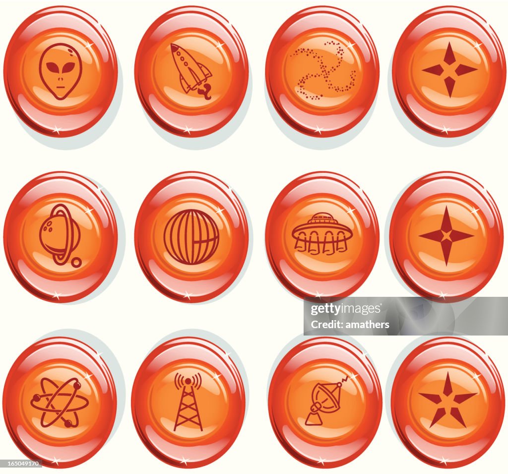 Spatial Button Space Buttons High-Res Vector Graphic - Getty Images