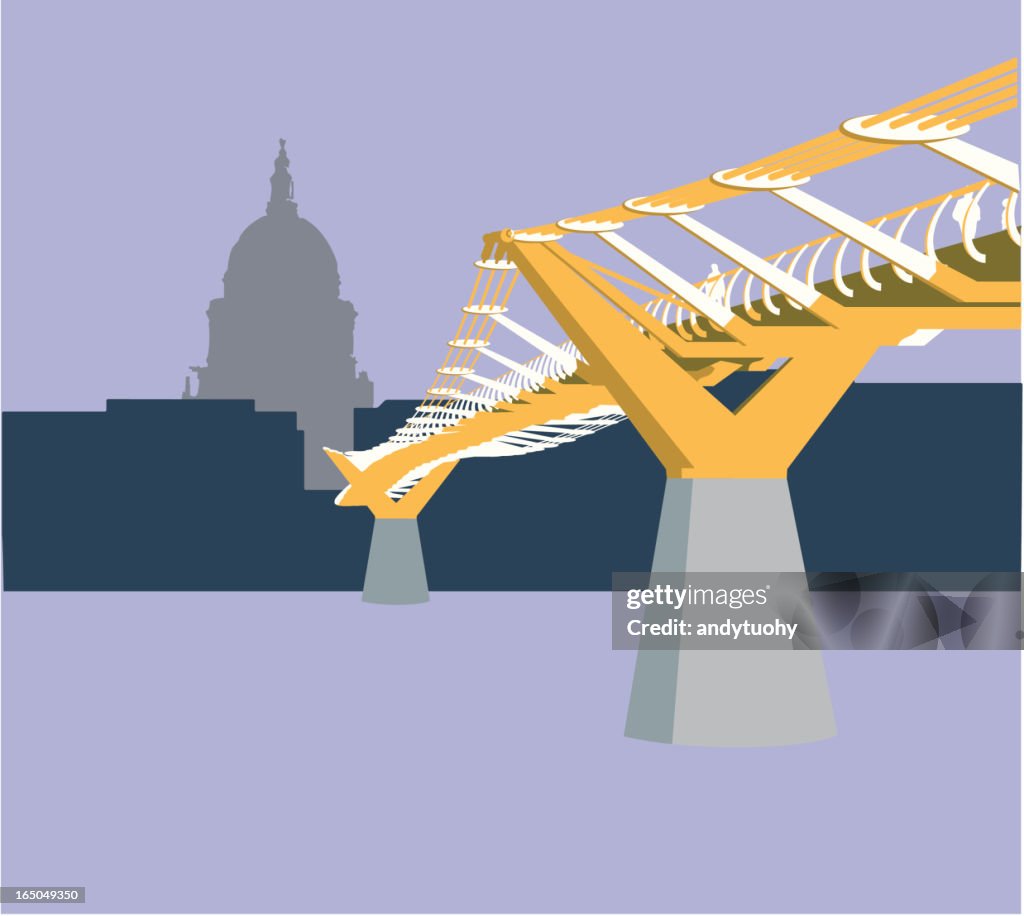 Millenium Bridge, London, England