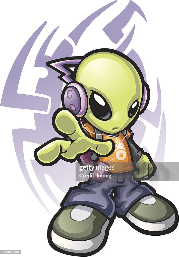 Cool Alien High-Res Vector Graphic - Getty Images