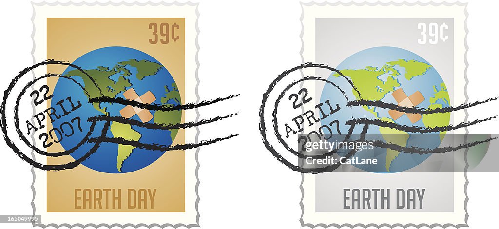 Stamps Series Earth Day Postage