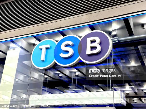 Trafford Centre, ENGLAND TSB bank External Store Sign