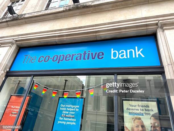 Trafford Centre, ENGLAND The Co-Operative Bank External Store Sign