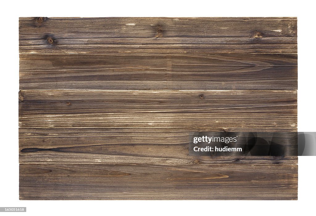 Old wood panelling background textured (Full Frame)