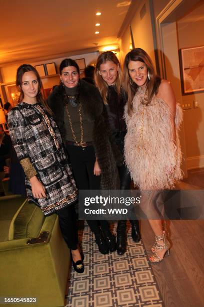 Alexia Niedzielski, Jiovonna Battaglia, Elizabeth Von Guttman, Anna Dello russo