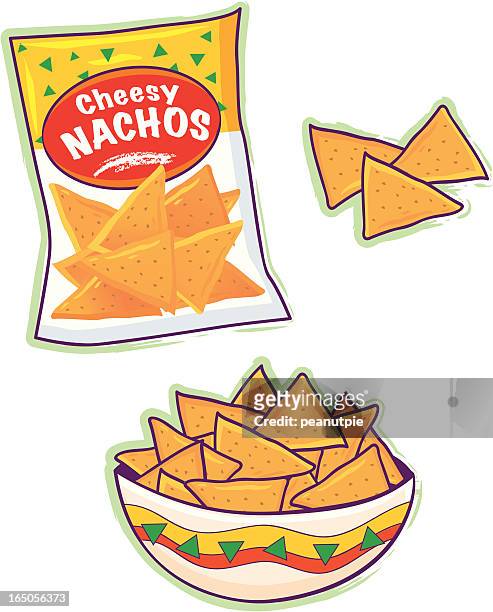 nacho - nachos stock-grafiken, -clipart, -cartoons und -symbole