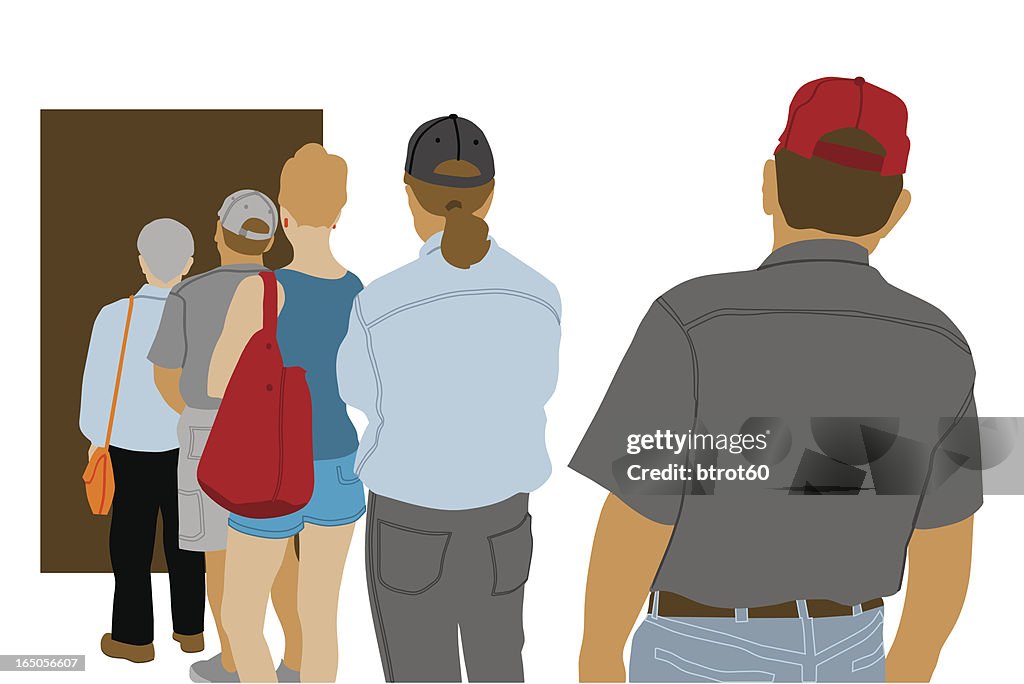 Queue Drawimage Queue High-Res Vector Graphic - Getty Images