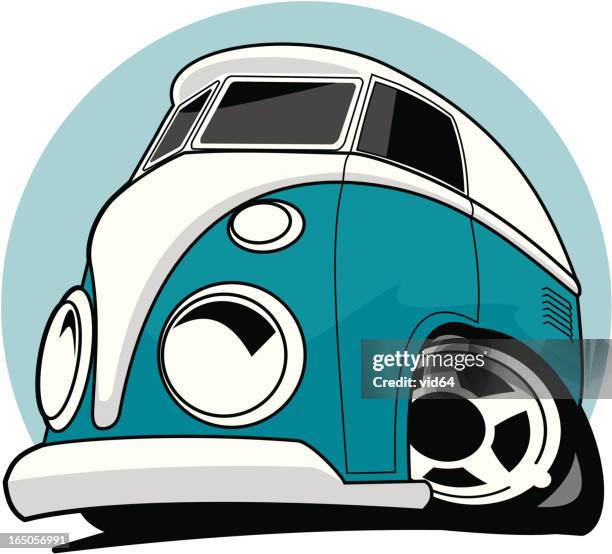 split van - car customization stock illustrations