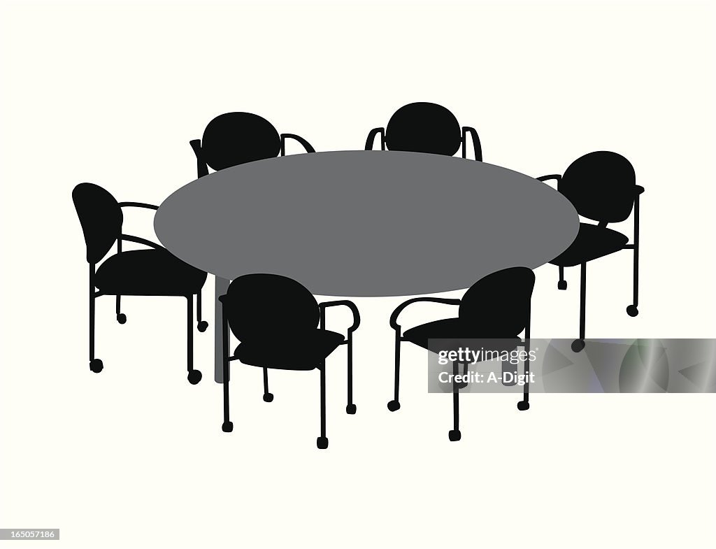 Table Ronde Visuel Tables Rondes Illustration - Getty Images