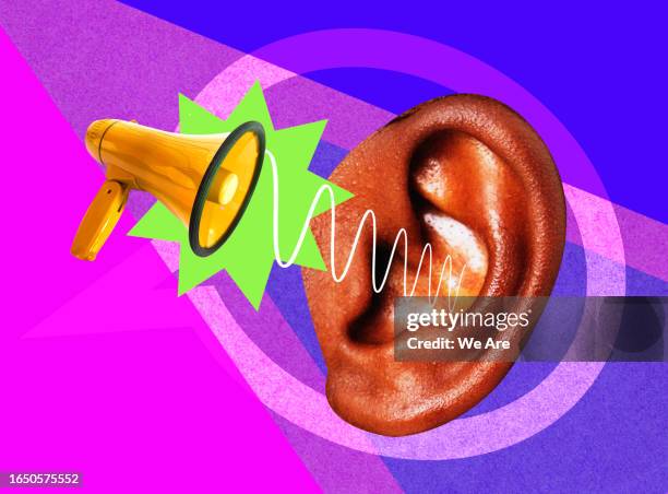 hearing test - human ear stock pictures, royalty-free photos & images