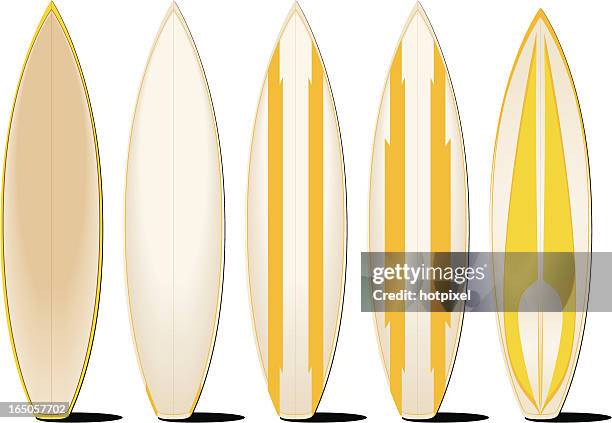 surfboards - surfboard shaper stock illustrations