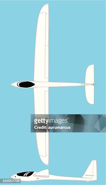 ilustraciones, imágenes clip art, dibujos animados e iconos de stock de planeadores - gliding
