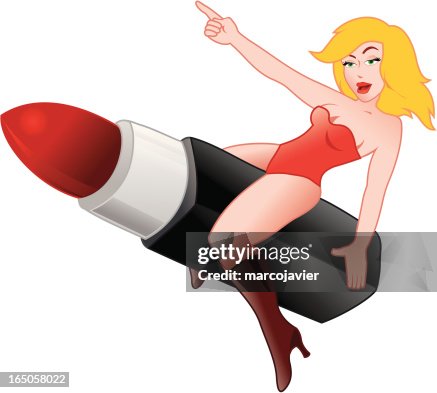 Lipstick ride - woman pride! Lipstick ride - woman pride!