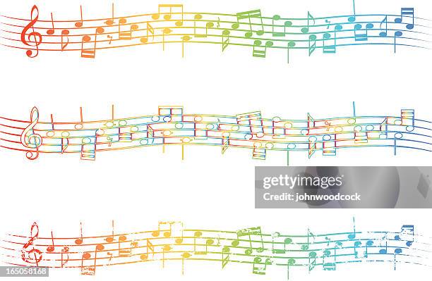 Music Notes In Color 102 Rainbow Music Notes Stock Photos, High-Res Pictures, and Images ...