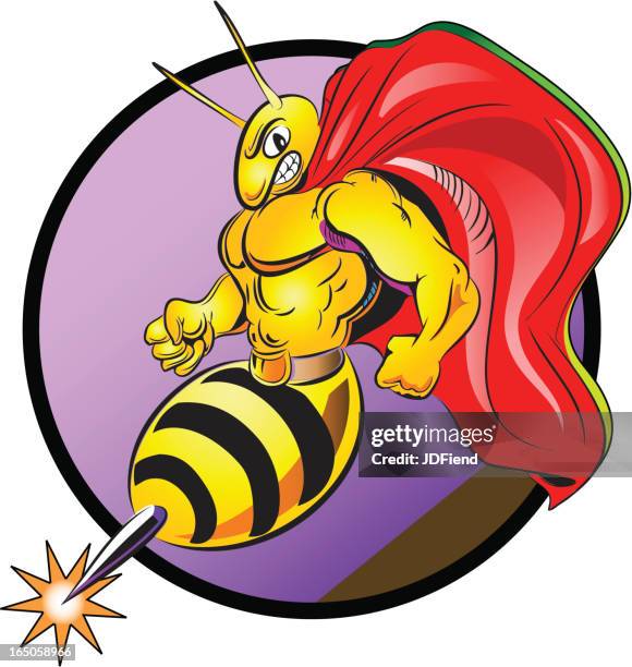 super hornet! - vicious circle stock illustrations