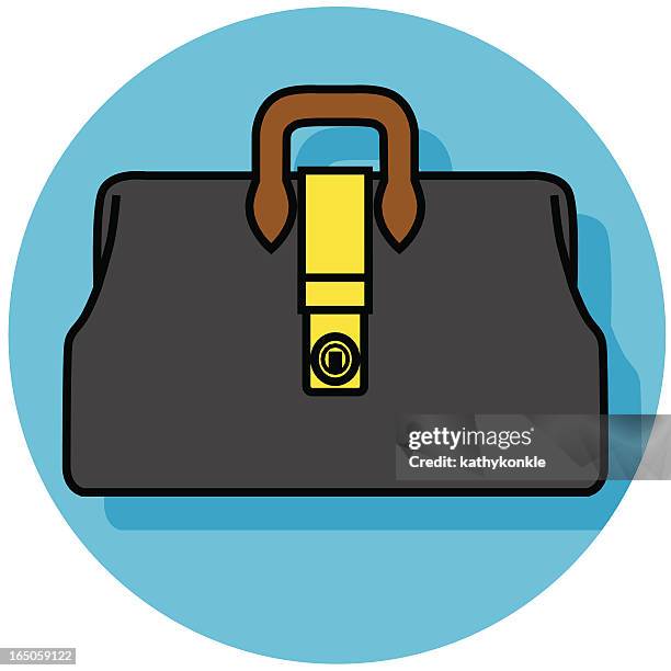 doctor's bag - doctors bag stock illustrations