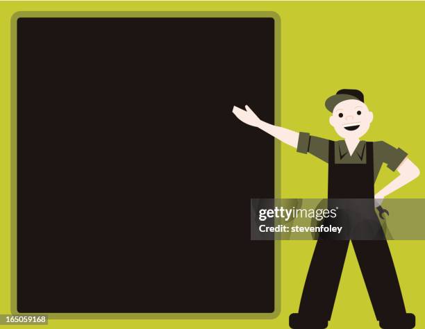 handyman - plumber tools background stock illustrations